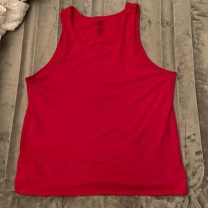 Men’s red tank top, XL